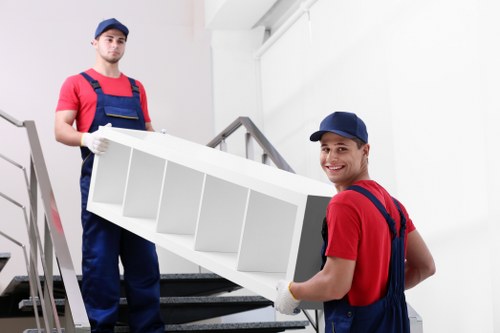 Careful packing and loading for a student flat move in Balham