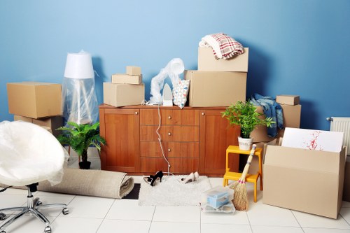 Local removals team planning a move in Balham near residential streets