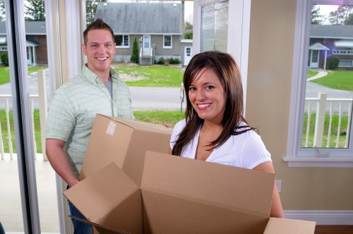 Local home moving service in Balham with residential streets and removals van