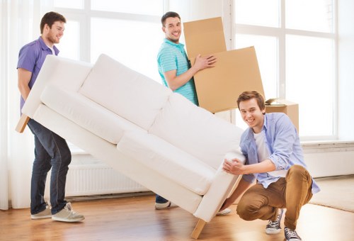 Local business relocation service in Balham with office furniture