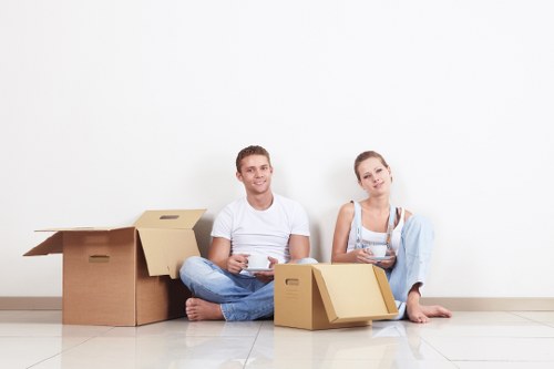 Moving office furniture through a Balham street with local access considerations