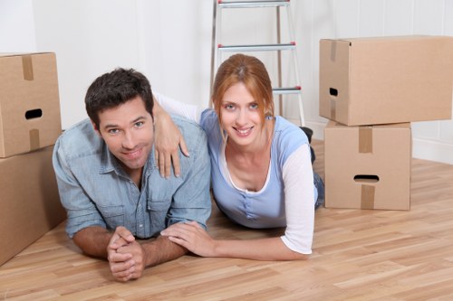 Local Balham street access for a moving truck