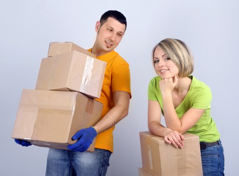 Furniture and boxes loaded into a removal van for a Balham move